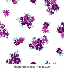 Vector flower pattern background 
