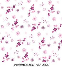 Vector flower pattern background 