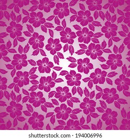 Vector flower pattern background. Texture for design.