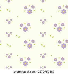 vector. flower pattern. hand drawn flower seamless pattern for print , fabric or anything