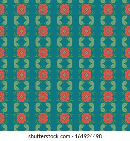 Vector Flower Seamless Background