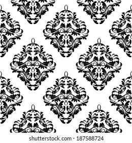 vector flower seamless background.damask pattern.floral wallpaper