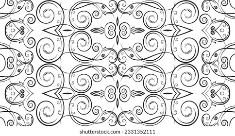 Vector vector flower seamless pattern
