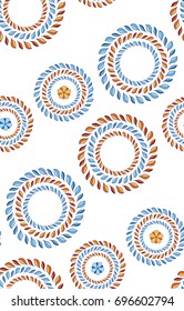 Vector flower seamless pattern.