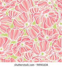 Vector Flower (Seamless Pattern)