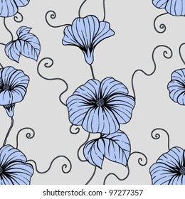 Vector Flower (Seamless Pattern)