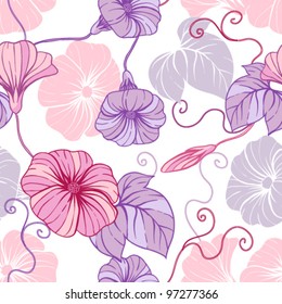 Vector Flower (Seamless Pattern)