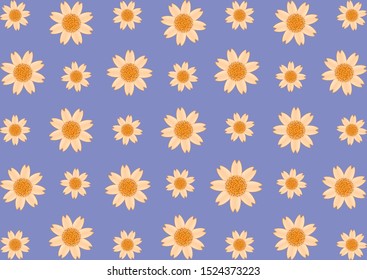 vector flower seamless pattern background , repeat floral background