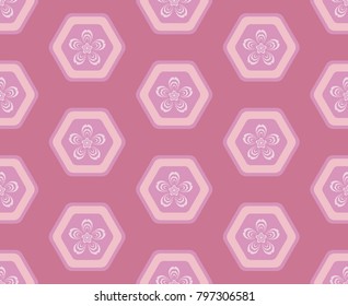 Vector flower seamless pattern background.  texture for backgrounds. seamless texture for wallpapers, textile, wrapping. Eps 10.