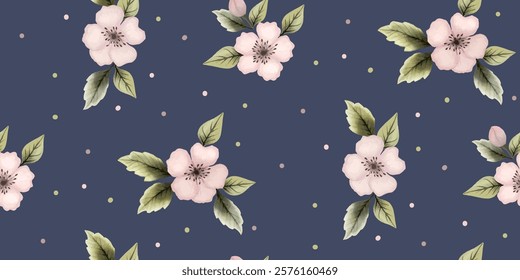 Vector flower seamless pattern element. Elegant texture for backgrounds. Classical luxury old fashioned floral ornament, seamless texture for wallpapers, textile, wrapping.