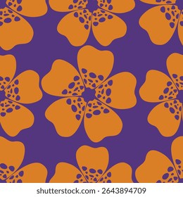 Vector flower seamless pattern element. Elegant texture for backgrounds. Classical luxury old fashioned floral ornament, seamless texture for wallpapers, textile, wrapping