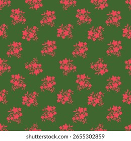 Vetor flor elemento de padrão sem emenda. Textura elegante para fundos
