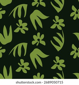 Vector flower seamless pattern element. Elegant texture for backgrounds. Classical luxury old fashioned floral ornament, seamless texture for wallpapers, textile, wrapping