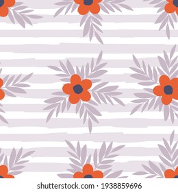 Fondo de diseño de patrón de repetición sin fisuras de flor vectora. El papel pintado moderno, la tela, 
decoración de casa y proyectos de envoltura.