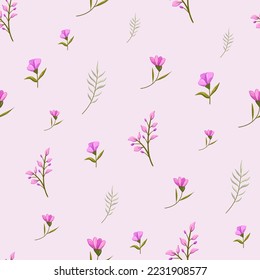 Vector flower seamless repeat pattern design background. Perfect for modern wallpaper, fabric, home decor, and wrapping projects.