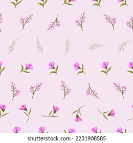 Vector flower seamless repeat pattern design background. Perfect for modern wallpaper, fabric, home decor, and wrapping projects.