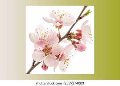 Vector flower set isolated on white background