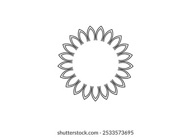 Vector flower shapes black isolated free vector and free editable background