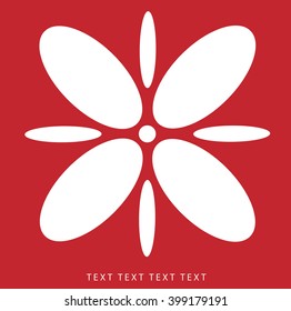 Vector flower symbols