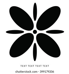 Vector flower symbols