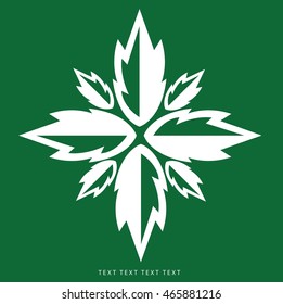 Vector flower symbols