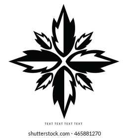 Vector flower symbols