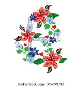 vector Flower Tattoo