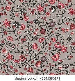 Vector flower textile design, all over seamless pattern wrapping paper design, digital image printing factory 