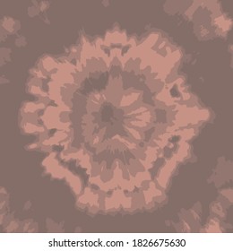 Vector Flower Tie Dye. Magic Spiral Bohemian Texture. Hypnotic Tie Dye Spiral Art. Gray Vector Twist. Natural Acrylic Print. Beautiful Watercolor Bohemian Pattern. Smoky Ink Fashion.