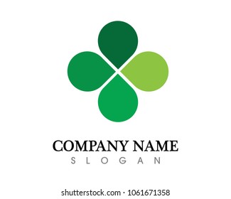 Vector flower tree plant and leaf green Vector set of floral patterns on a white background logo nature and symbol
