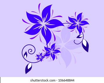 Vector flowers