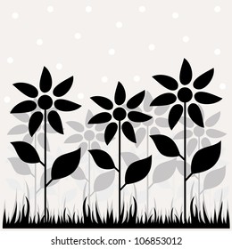 Vector. Flowers.