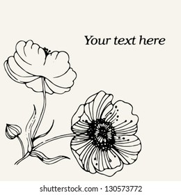 vector flowers