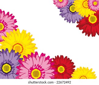 Vector flowers