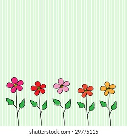 Vector flowers