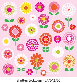 vector flowers