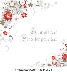 Vector flowers