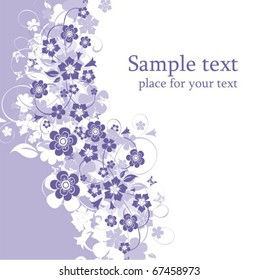 Vector flowers