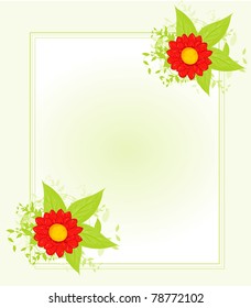 Vector flowers