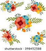 vector flowers clip art bouquets