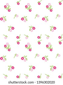 Vector Flowers Full Print Artwork