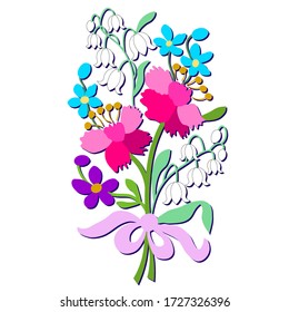 vector flowers leaves, set, drawing for embroidery on clothes, traditional folk costume, belt, tape, tie, constructor separate objects for your project, lady