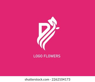 The Vector Flowers logo is distinctive and attractive for many uses in the field of nature and health