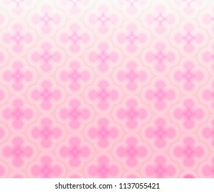 vector flowers pink shade background bright gradient pastel tone.elegant geometric texture lovely sweet color art design.soft light circle shape of flowers tracery scene wallpaper artwork background