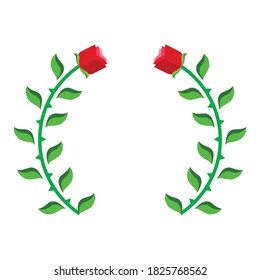 Vector flowers set. Beautiful wreath. Elegant floral collection with isolated blue,pink leaves and flowers, hand drawn watercolor. Design for invitation, wedding or greeting cards