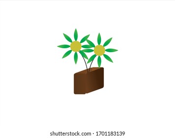 
vector of flowers stored in a box