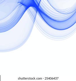 vector - flowing blue