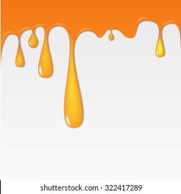 vector flowing melted liquid