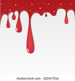 vector flowing melted  liquid