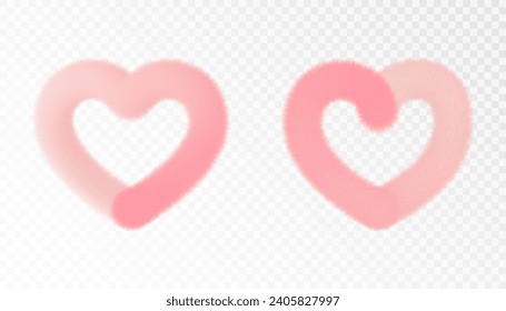 Un corazón lleno de vectores para las ilustraciones de amor y para el Día de San Valentín